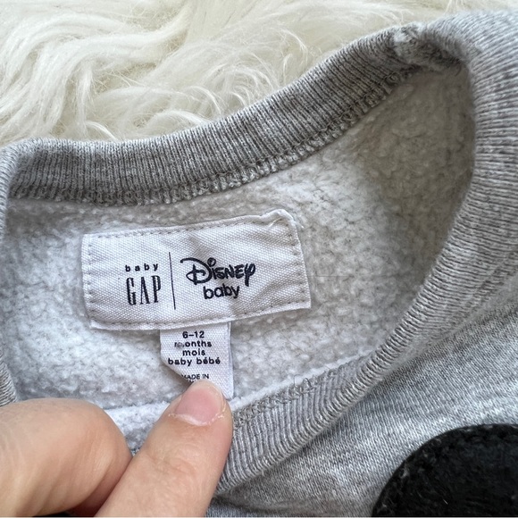 Baby Gap x Disney Baby | Mickey Mouse Crewneck Sweatshirt - Picture 5 of 6